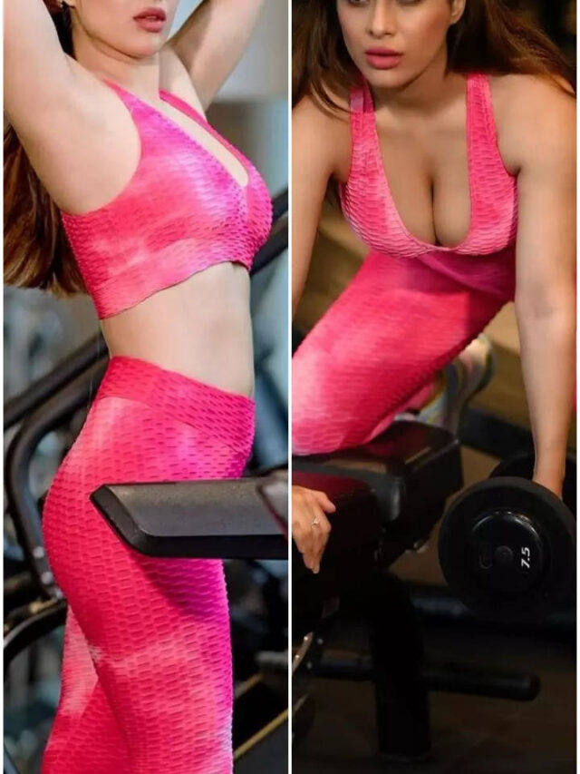 Neha Malik Shows Her Curves In Gym Outfit