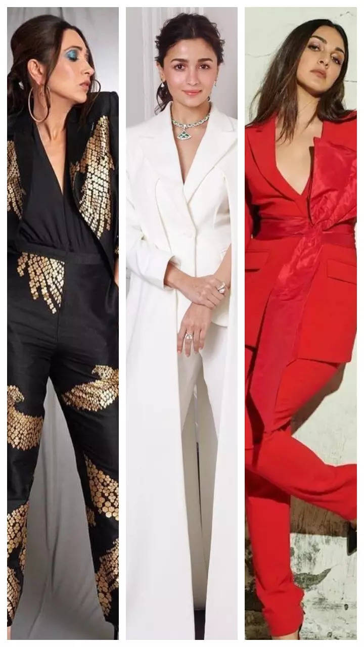 Bollywood Actresses Define Power Dressing In Pantsuits 